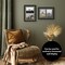 Americanflat Floating Collage Frame - Displays Two Photos with Floating Effect - Shatter Resistant Glass - Hanging Hardware for Horizontal or Verticle Display